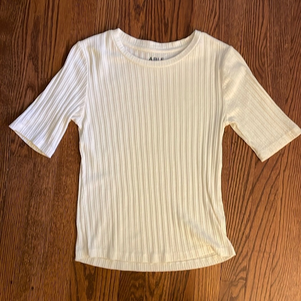 Able Ribbed Tee